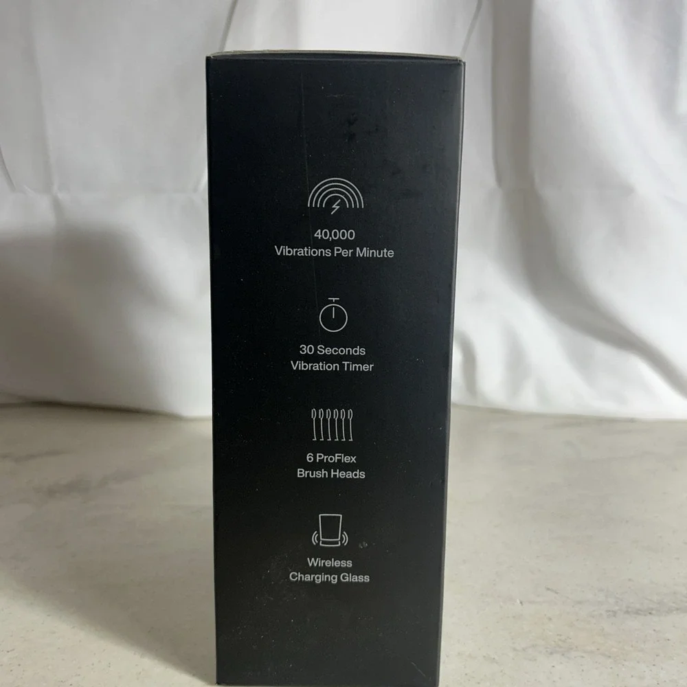 Aquasonic Geniune Black Series Electric Toothbrush - Ultra With Cup